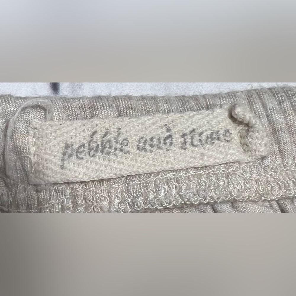 2/$20 Sale Pebble and Stone Off-The-Shoulder Fringe Top - Picture 2 of 3